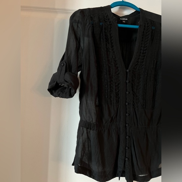 Bebe button down tunic - Picture 4 of 5